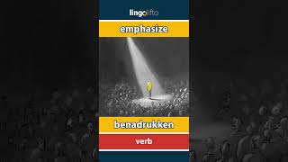 🇬🇧🇳🇱 emphasize - benadrukken : learn English : laten we Engels leren : vocabulary builder