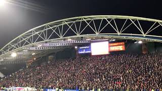 Manchester United fans at Huddersfield - FA Cup