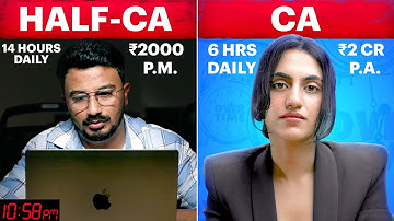 The Reality Of A Chartered Accountant (CA) In India | Half-CA