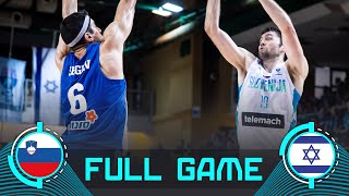 Slovenia v Israel | Full Basketball Game | FIBA EuroBasket 2025 Qualifiers