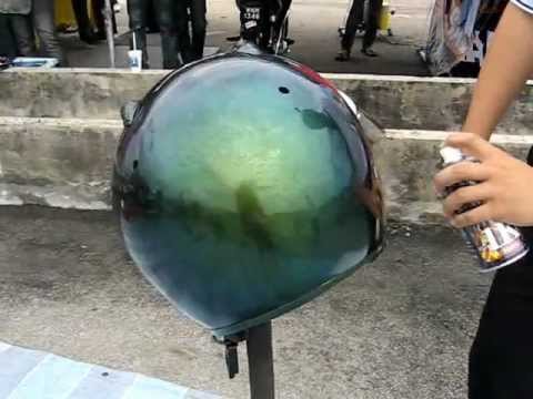 Spraying Helmet Samurai  Paint  YouTube