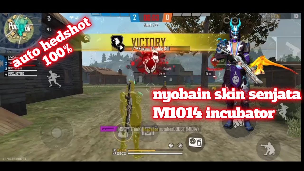 Nyobain skin senjata incubator dan bundle devil incubator | GARENA FREE