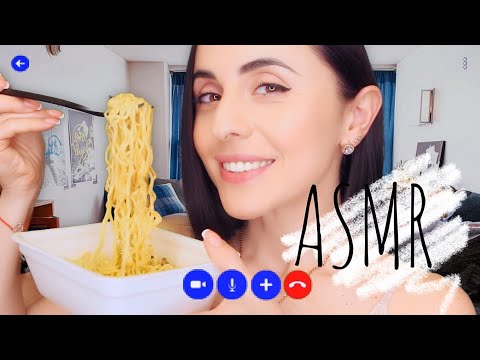 ДОШИРАК в ОБЩАГЕ с подругой По Skype! Russia АСМР!