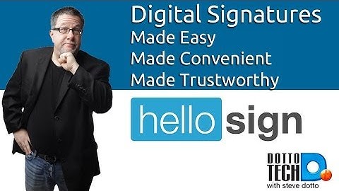 Online Legal Signatures, HelloSign