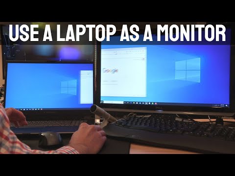 Video: Jak Používat Notebook Jako Monitor