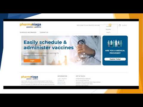 MyPrivateVaccine Medical Service Provider Account Registration