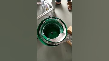 Automatic induction seal pad wad vibrating sorting feeding bowl working video