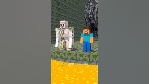Steve And Mikey & JJ Running Away From Lava Trap - Part 2 ( Hindi ) #shorts #minecraft #animation