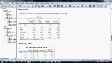 Frequencies Analysis in SPSS