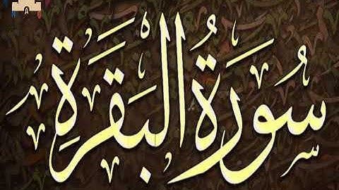 سورة البقرة بصوت جميل جدا تدمع العين