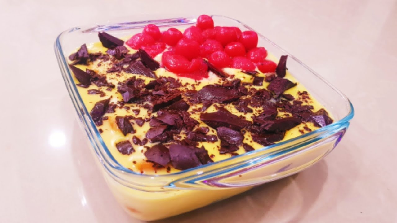 Quick and Easy Custard Cake Pudding #shorts #shortvideo