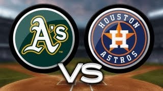 5/25/13: A's bats break out in rout of Astros