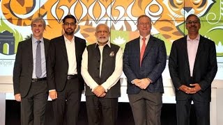 PM Narendra Modi Visits Google Alphabet HQ | San Jose, California !!!
