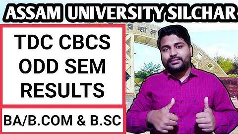 TDC odd sem result updates | 1st 3rd & 5th Sem | Assam University | Pranoy Roy