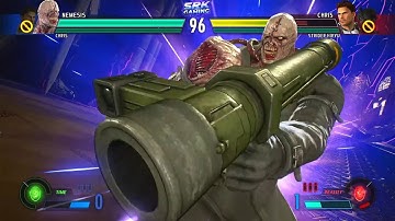 Marvel VS Capcom Infinte - Nemesis & Chris VS Chris & Strider Hiryu