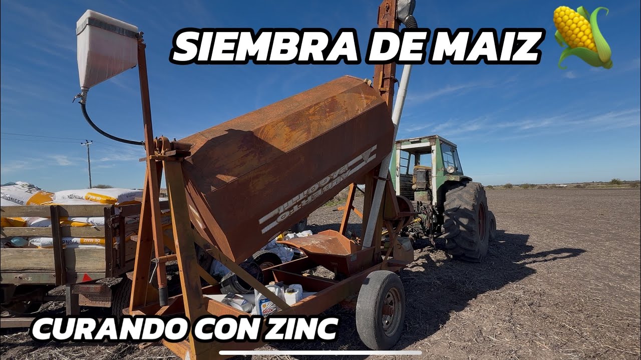 SIEMBRA de MAIZ a FULL, SEMBRANDO las 24 HORAS sin PARAR, GUISO en la CASILLA