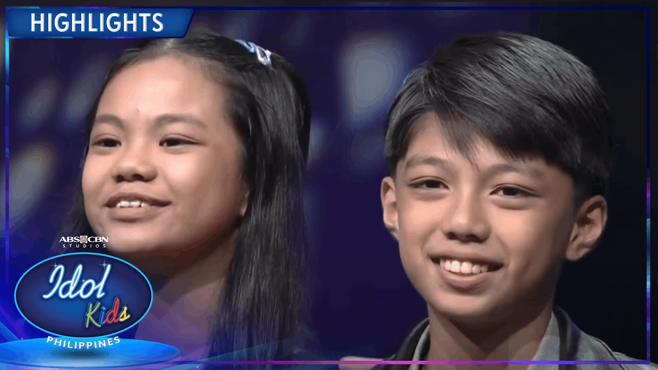 Samantha and Kean earn their semifinal spots with support from the Idol Judges' votes | Idol Kids