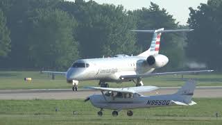 American Eagle N837AE take off Springfield Illinois Embraer ERJ-140LR Envoy Air