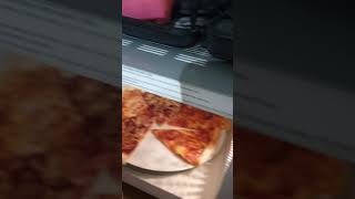 pizza in microwave tricks life lesson  I was today year's old when I found water saves pizza
