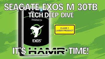 Why is the new Seagate Exos M HAMR 30TB Hard Drives a Class 1 Laser Product?