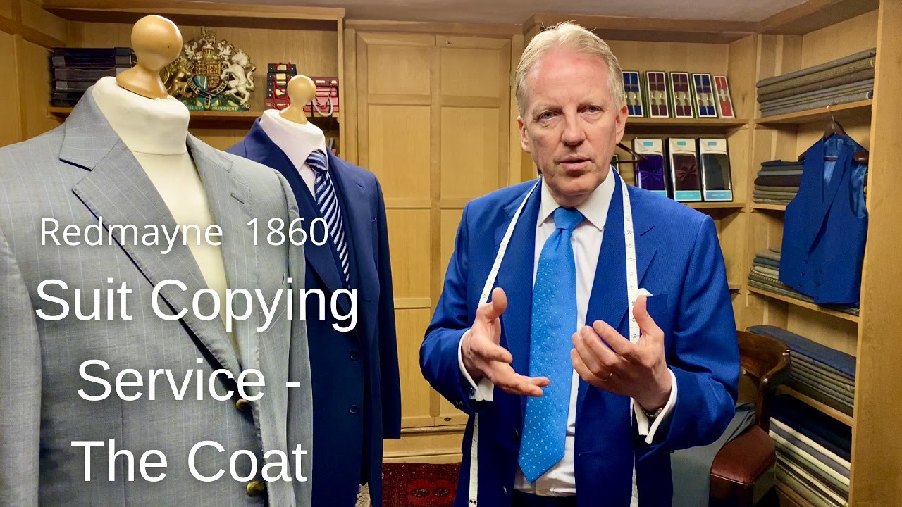 Redmayne Savile Row suit copying service - Coat - YouTube
