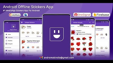 Android WhatsApp Stickers App (Offline) With Admob - Envato - Codecanyon