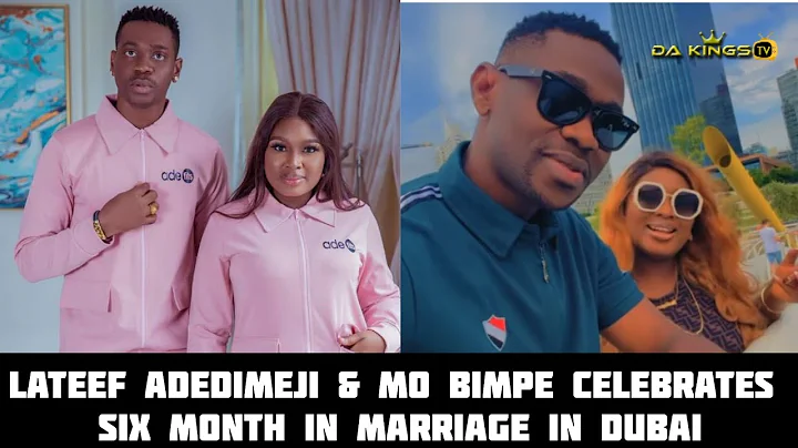 ❤Lateef Adedimeji And Mo Bimpe Oyebade Celebrates Six months In Marriage