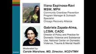 Overdose Prevention and Reversal in Anti-Domestic Violence Advocacy (Webinar 9)