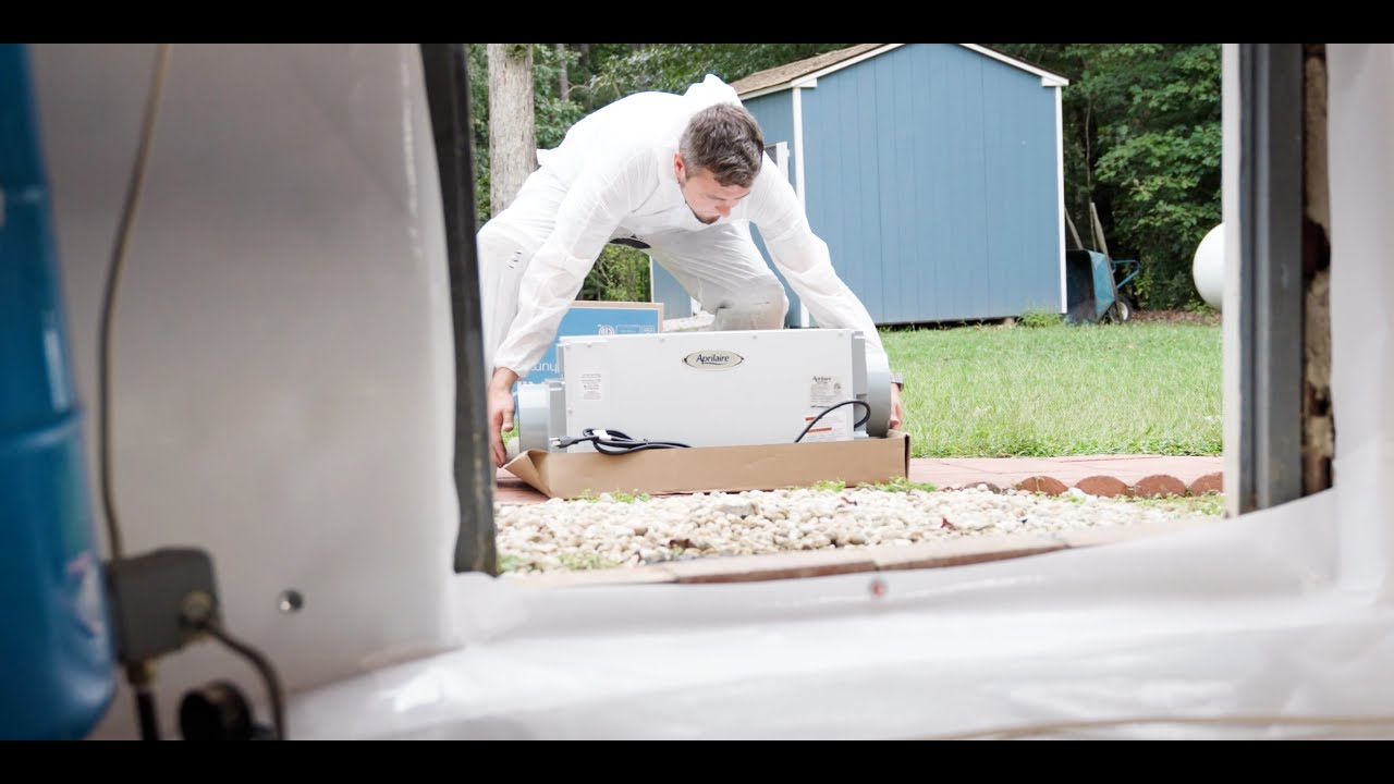 Stable Foundations Aprilaire dehumidifier install
