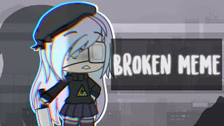 Broken Gacha Life Meme Blood Warning