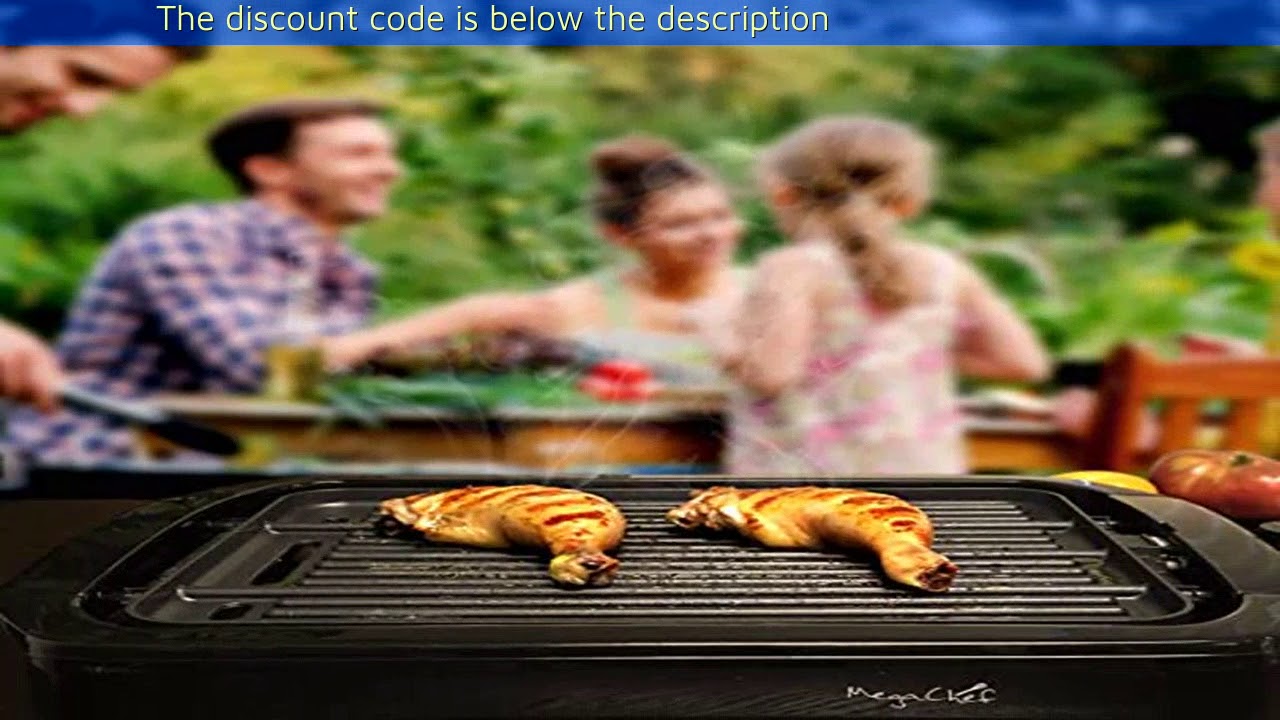 MegaChef Dual Surface Reversible Indoor Grill and Griddle YouTube