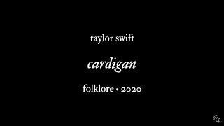 cardigan lyrics - taylor swift
