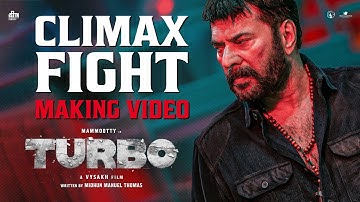 Turbo Climax Fight Making Video | Mammootty , Raj B Shetty | Vysakh | Mammootty Kampany