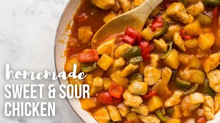 Easy Sweet and Sour Chicken with pineapple | The Recipe Rebel