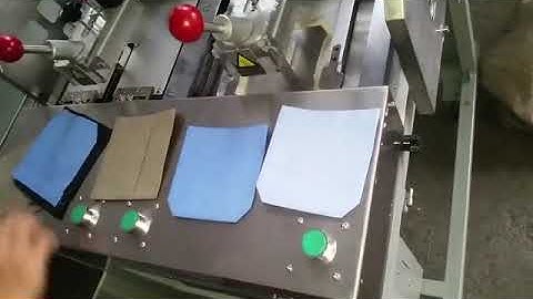 Pocket creasing machine double head for shirts