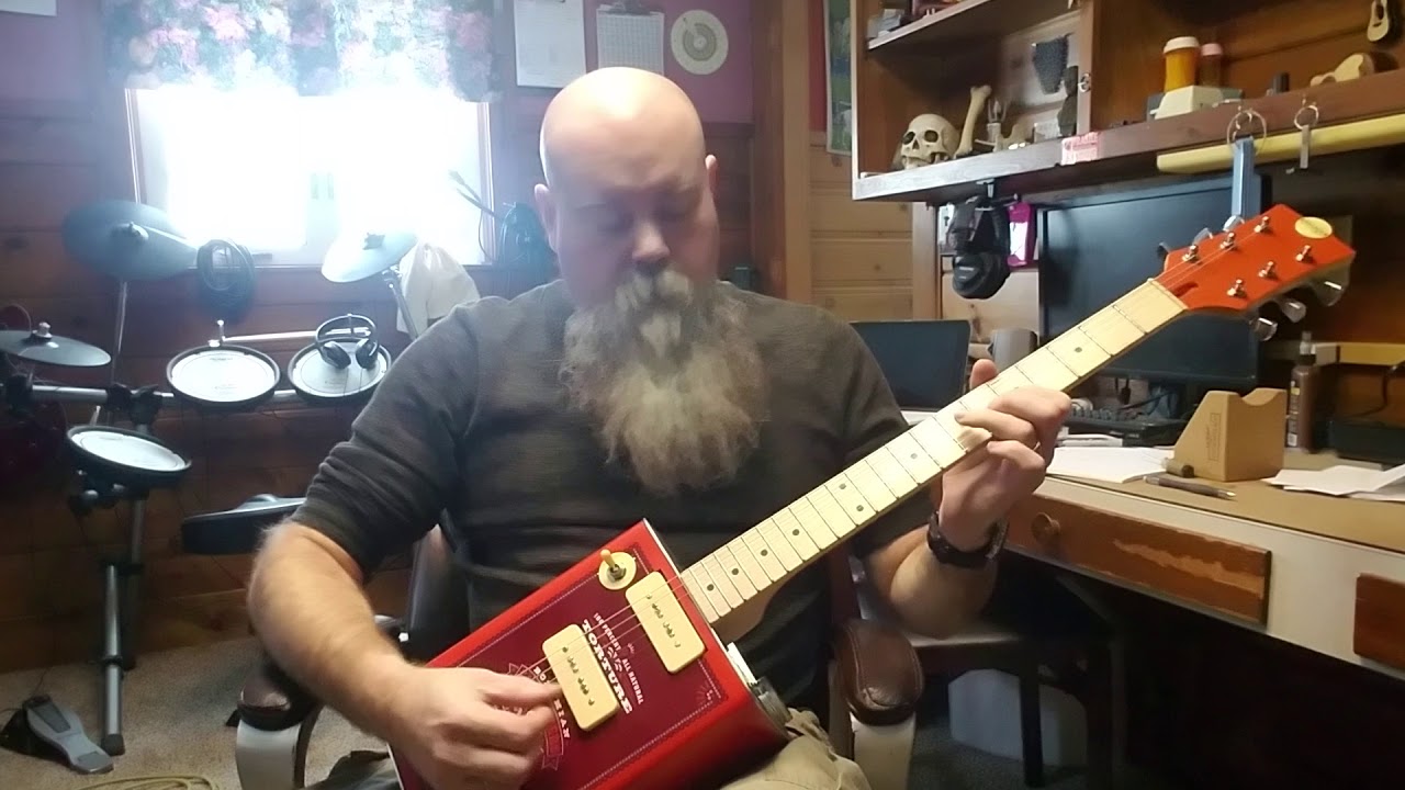Quick Demo of Bohemian Guitars Hot Sauce oil can guitar YouTube