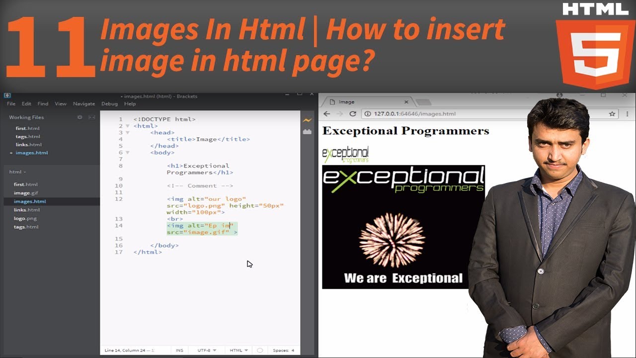 Images In Html | How to insert image in html page? - YouTube