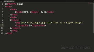 HTML figcaption Tag