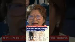 PAPELÓN DE ESTA DIPUTADA LIBERTARIA: "La carne de burro ES UN PLATO FINO"