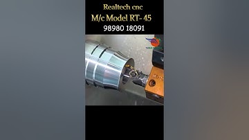 Machine RT-45 CNC machine Realtech Rajkot #shorts #cnc #shortvideo #cncmachine #cncmilling