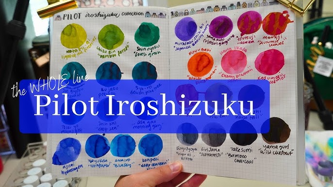 Pilot Iroshizuku Tsuki-Yo Fountain Pen Ink Review 4K 