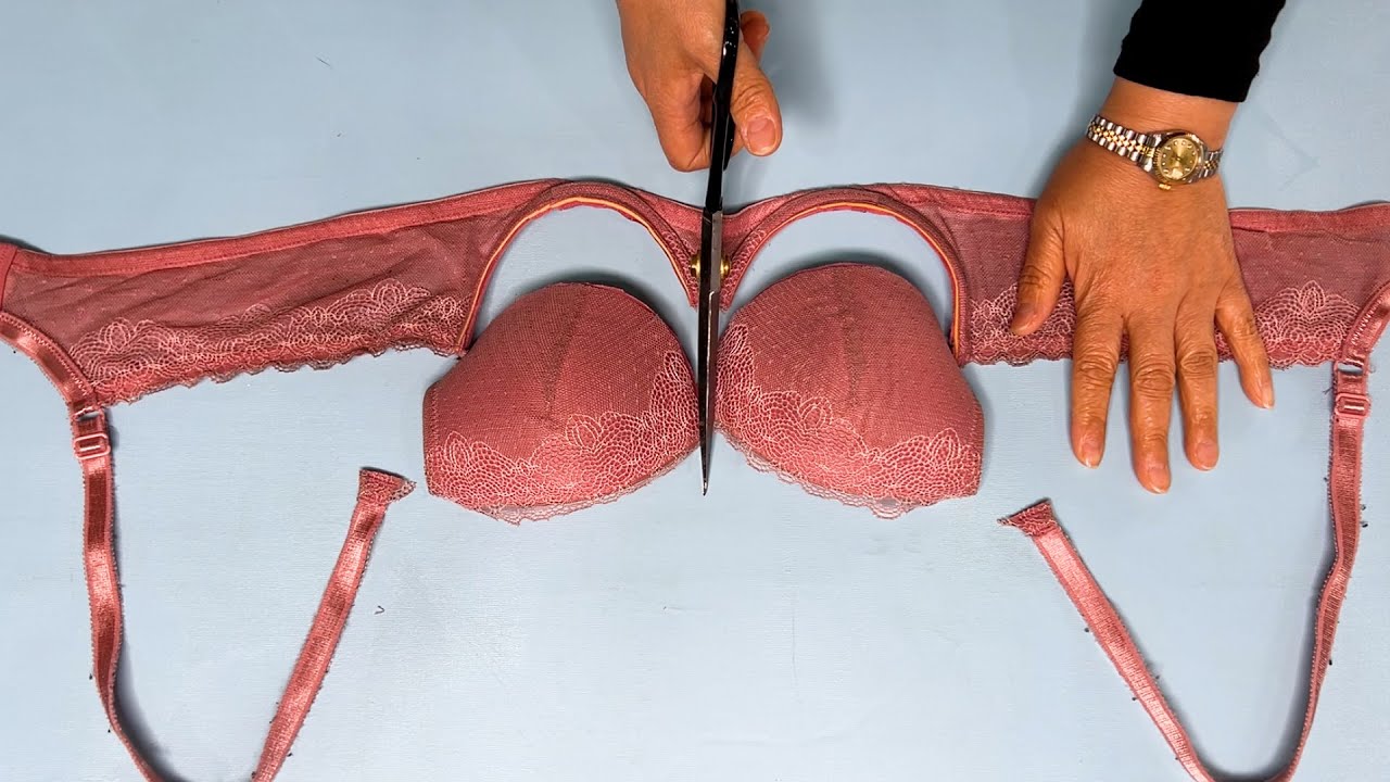 낡아서 못입는 브래지어를 버리지마세요! / 지금 당장 꺼내 보시면 마법에 걸립니다!