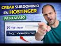 Cómo Crear un Subdominio en Hostinger Paso a Paso (FÁCIL y RÁPIDO)
