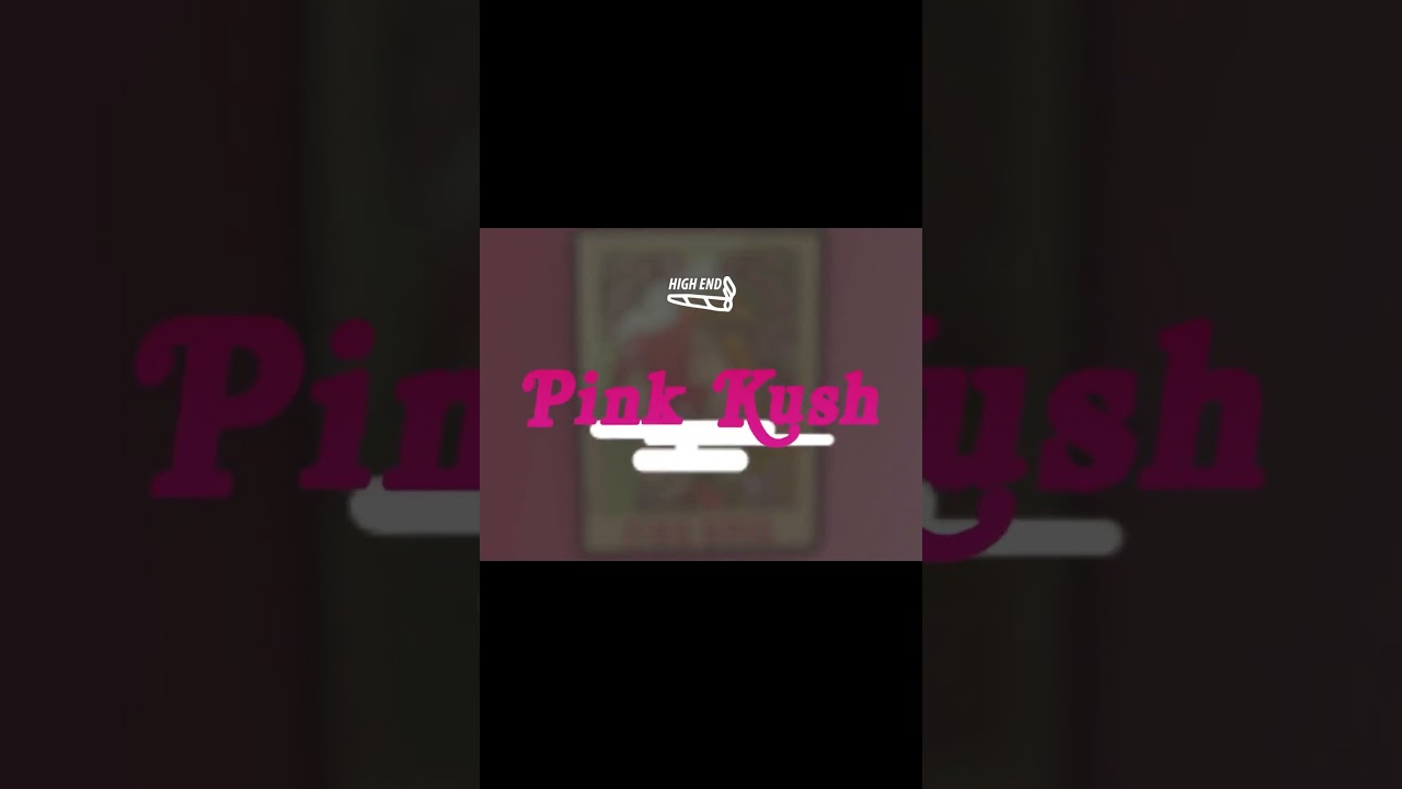 🤩 Pink Kush Strain Art Digital Poster 🌸