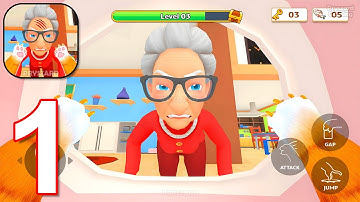 Cat Chaos Prankster - Gameplay Walkthrough Part 1 Chapter 1 Troll Granny (iOS, Android)