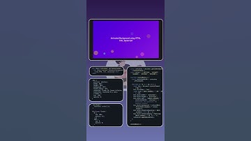 Animated background using HTML CSS and JavaScript #coding #programming #param #javascript #webdesign