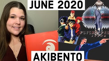JUNE 2020 AKIBENTO UNBOXING