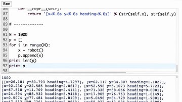 Creating Particles Solution - Artificial Intelligence for Robotics