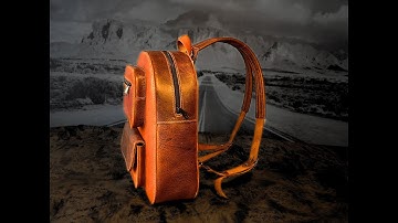 Making a Leather Backpack, PDF Pattern, by #vikingsleatherdesign