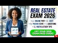 Real Estate Exam 2026; Online Test, Cost, Passing Score, Questions, Math & Study Tips